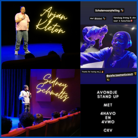 Standup comedy voorstelling Kleton en Schmeltz