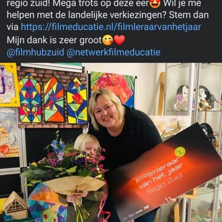 Verkiezing filmleraar van het jaar 2023-24